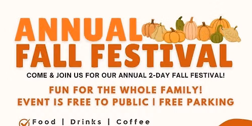 ANNUAL FALL FESTIVAL