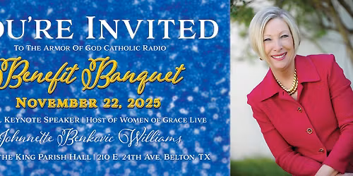 Johnnette Williams at our Benefit Banquet