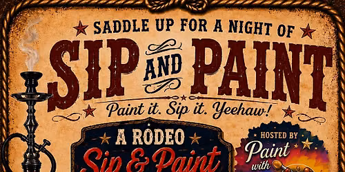 Rodeo Cowboy hat sip and paint