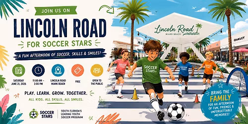 Kick It with Soccer Stars on Lincoln Road