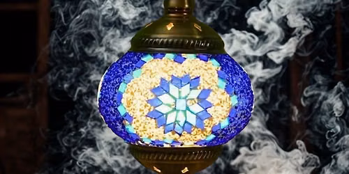 Puff & Paint with Amy: Turkish Mosaic Table Lamp 