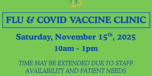 Flu + Covid Vaccine Clinic