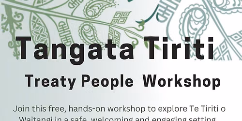 Tangata Tiriti - Treaty People Workshop