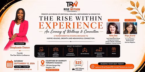 The Rise Within Experience: An Evening of Wellness & Connection