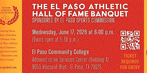 The El Paso Athletic Hall of Fame Banquet