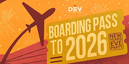 Boarding Pass to 2026 - New Years Eve Party!