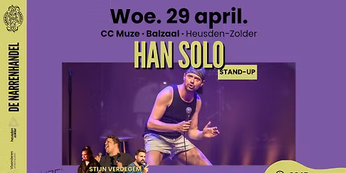 Narrenhandel Comedy Club met Han Solo (Stand-up) - CC Muze, Heusden Zolder