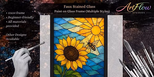 Faux Stained Glass | $39 | Beginner Art Workshop (Quad Cities \u2013 Bettendorf, IA)