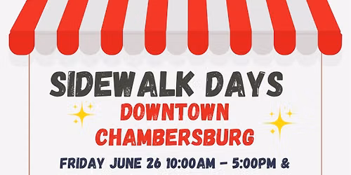 Sidewalk Days in Downtown Chambersburg 