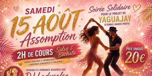 Journ\u00e9e solidaire (jour f\u00e9ri\u00e9)\/2h de cours de danse\/DJ Ladysalsa