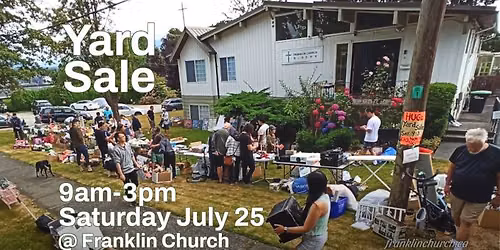 Yard Sale @ Franklin Church