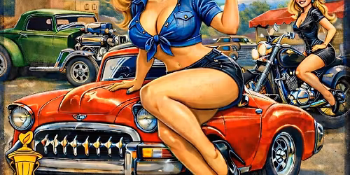 Sandra's HotRods and Honeys Pinup Contest