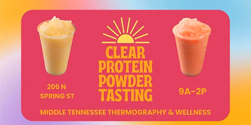 Clear Protein Powder Tasting