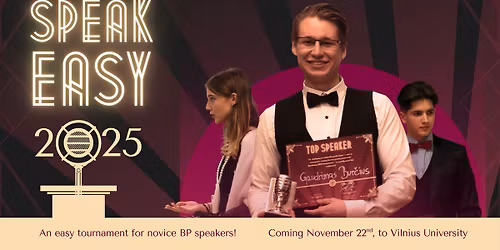 Vilnius Speakeasy 2025!