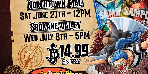 One Piece Card Game Win a Box of OP16 Tournament at The Comic Book Shop NorthTown Mall!