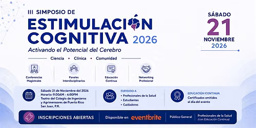 3er Simposio de Estimulaci\u00f3n Cognitiva 2026