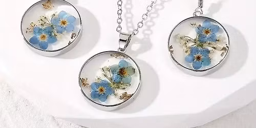 Pressed Flower Jewelry Class