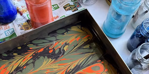 Traditional Turkish Water Marbling Art (Ebru)