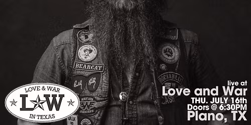 JEFF BEARCAT BUNCH LIVE @ LOVE AND WAR - PLANO, TX