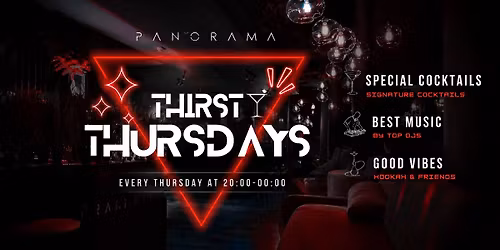 Thirst Thursday at the Panorama Bar!