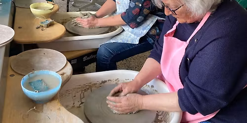 Pottery sessions with tutor Charlotte Lauriston-Norris on the 2nd Tuesday of each month 10.30 - 1.30