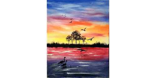 Serene Sunset - Paint and Sip in Houston | Classpop!\u2122