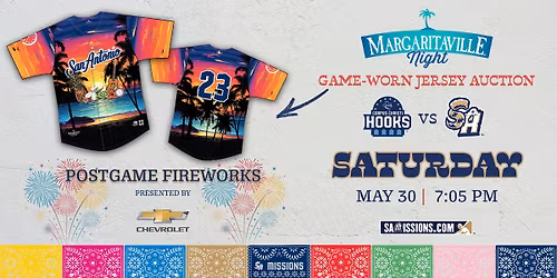 5\/30 - Margaritaville Night vs the Hooks