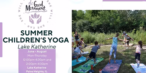 Summer Children's Yoga at Lake Katherine