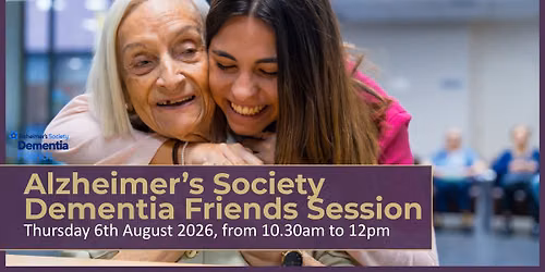Alzheimer's Society Dementia Friends Session 