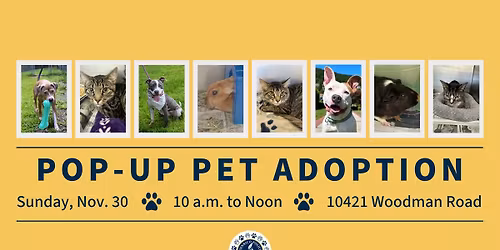 Fall Pop-up Pet Adoption