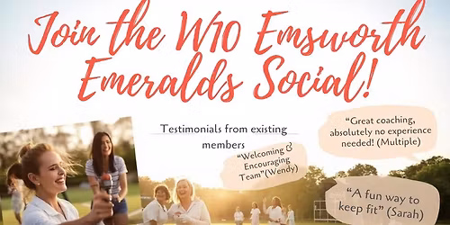 W10 Emsworth Emeralds Social \/New Comers Welcome