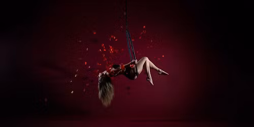 RED VALENTINE \/ RED VIBES - AERIAL HOOP & POLE & SILK