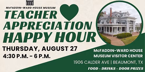 Teacher Appreciation Happy Hour