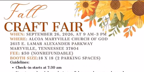 Fall CRAFT FAIR