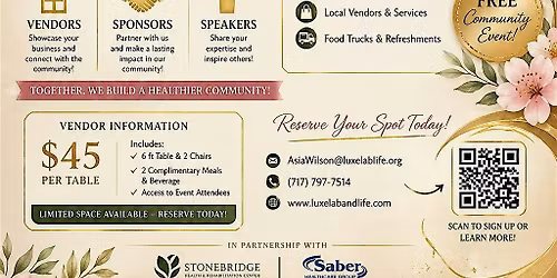Spring Into Wellness- A community Health and Wellness Experience