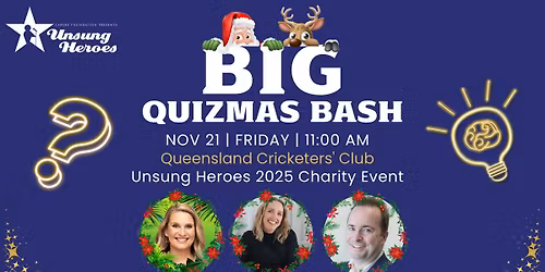 Big Quizmas Bash Charity Event - Brisbane