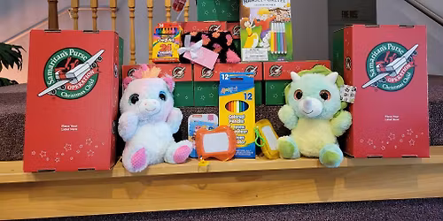 Operation Christmas Child, Shoebox Packing Party!