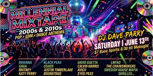 \ud83c\udf4b MILLENNIAL MIXTAPE 2000's PARTY @ CROWN & SCEPTRE \ud83c\udf4b