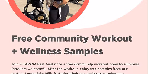 Free Community Workout + Wellness Samples