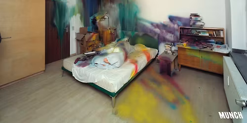 Katharina Grosse: Svart seng | F\u00f8rvisning for medlem