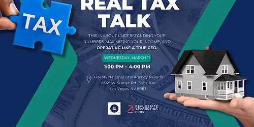 REAL TAX TALK | Las Vegas Industry Event