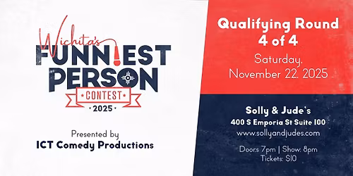 Wichita's Funniest Person Contest 2025 - Week 4 of 4