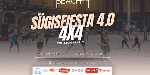 Beach44 S\u00fcgisFiesta 4.0 | Dresscode: loomad!