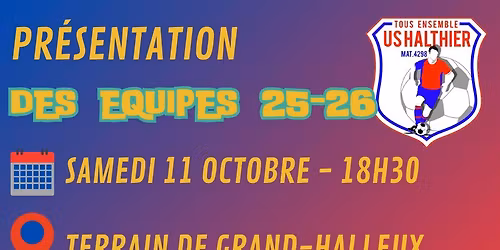 🔵🔴 Présentation des équipes de jeunes 🔴🔵