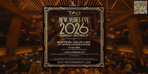 New Year's Eve Party 2026 | TAO Los Angeles
