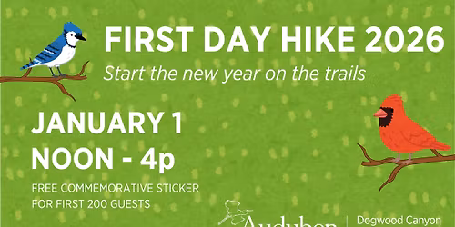 First Day Hike 2026 (New Year's Day)