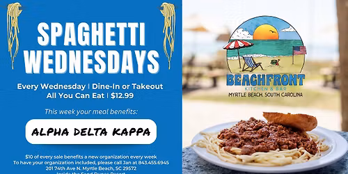 Spaghetti Wednesday f\/ Alpha Delta Kappa