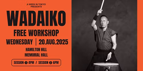 Sanshi's WADAIKO FREE Workshop