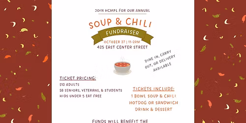 HCMPL Annual Soup & Chili Fundraiser