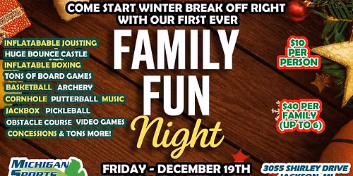 Family Fun Night at the MSF!